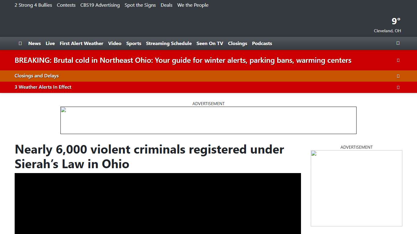 Nearly 6,000 violent criminals registered under Sierah’s Law in Ohio